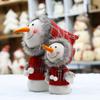 Funny Christmas Snowman Doll Cartoon Cute Snowman Figure  Home Decoration