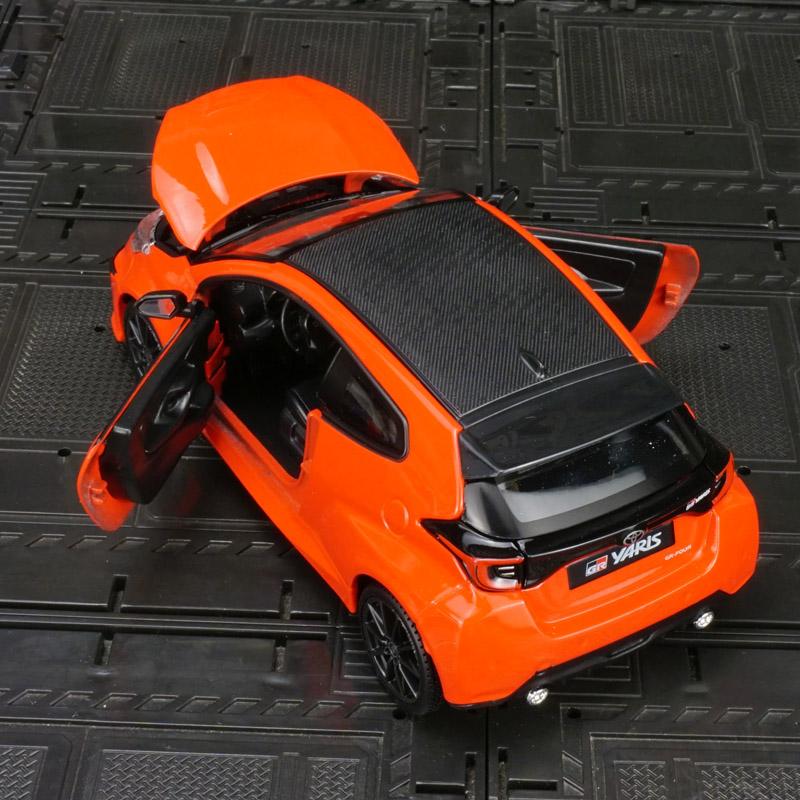 Maisto 1/24 GR Toyota Yaris Alloy Car Model Diecasts Metal Vehicles Car Model High Simulation Miniature Scale Childrens Toy Gift