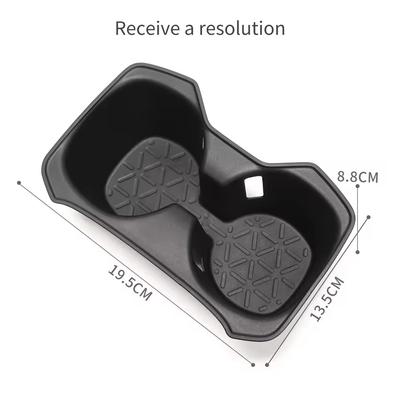 Pour Toyota RAV4 2019 - 2025 Boîte de rangement pour porte-gobelet en TPE Plateau organisateur d'accoudoir central absorbant les chocs Accessoires d'intérieur de voiture