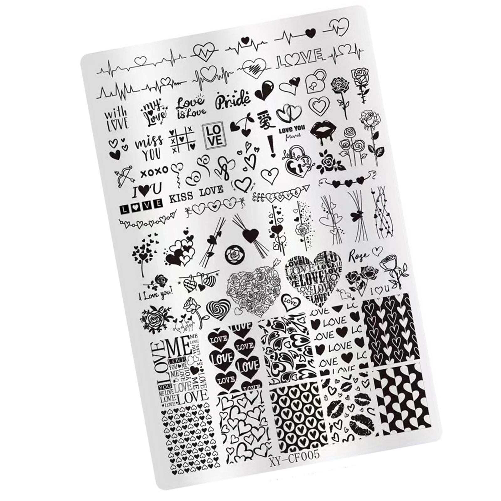 

Элегантная пластина для стемпинга ногтей, модные сложные китайские узоры, инструмент для штамповки ногтей для уникального и стильного маникюра 1