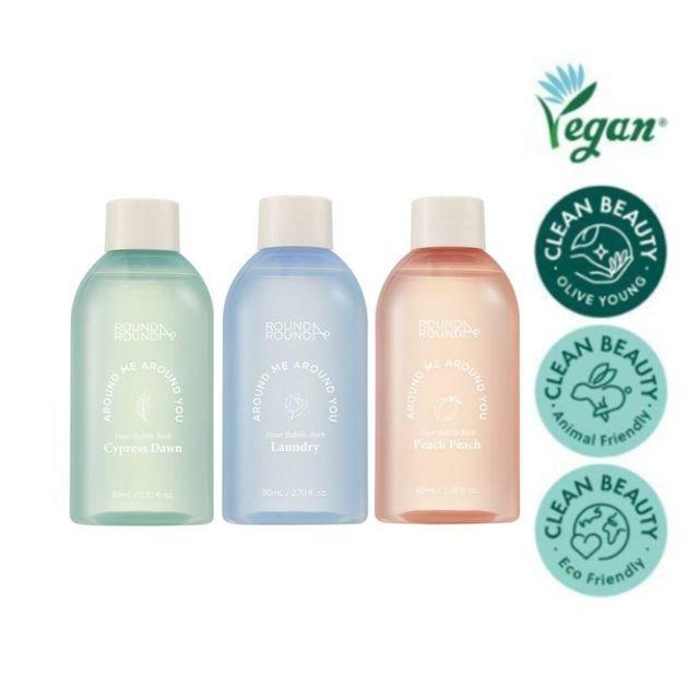 ROUND A’ROUND - Hour Bubble Bath Mini - 3 Types Laundry