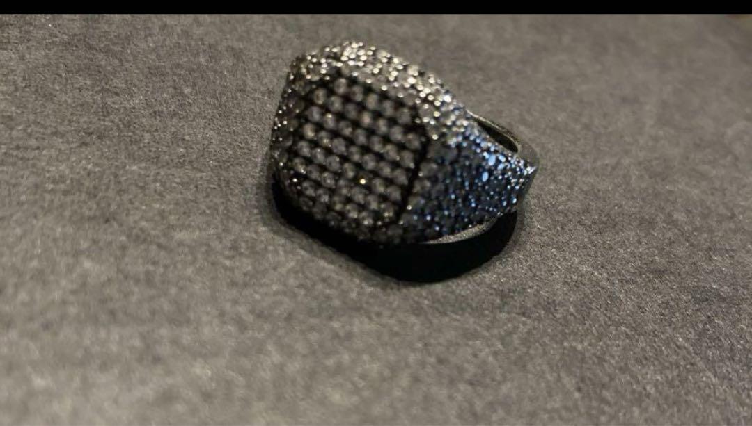 

[USED] Numbering Silver 925 Pavé Ring BTS Ring