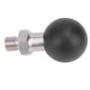 1.5 Inch Ball Head with 1 2 Thread Stainless Steel Screw Rod Rubber Ball Mount Use with Connecting Rod and Base