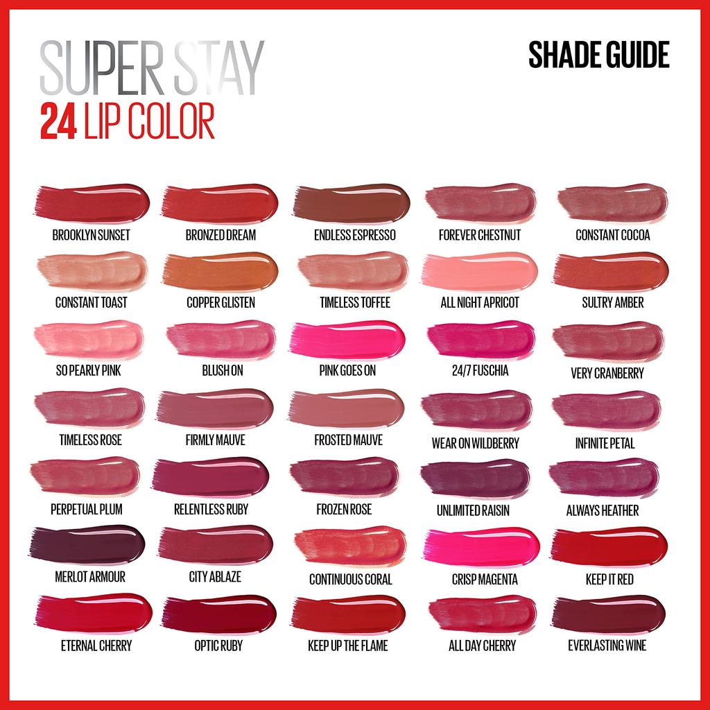 Maybelline New York Superstay 24 Lipcolor Blush On 105 2-Step