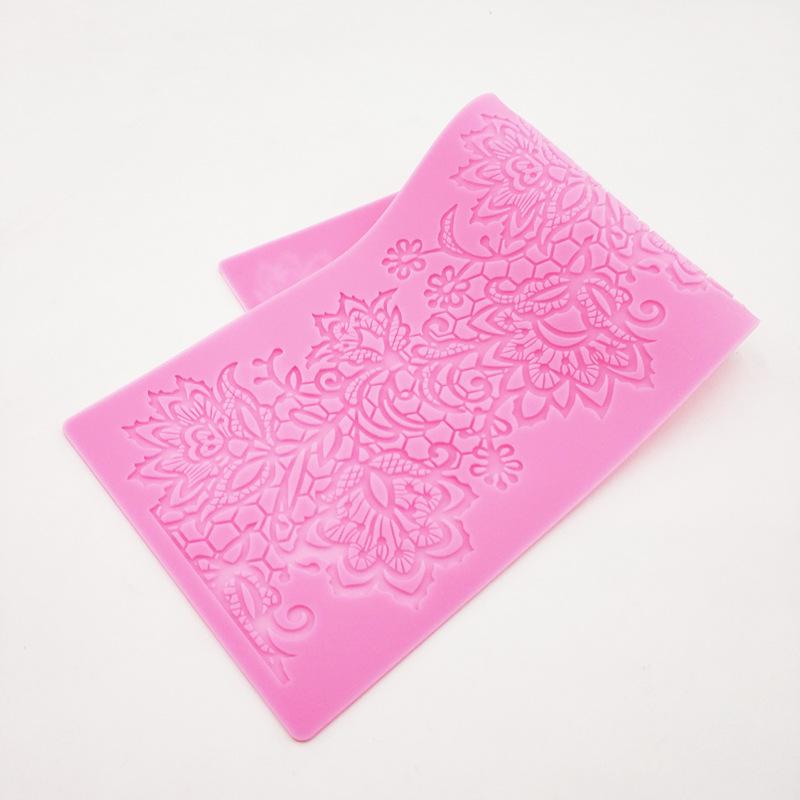 Sugarcraft Lace Mold Cake Border Decoration Lace Mat for Fondant Wedding Cake Decorating Baking Cake Decorating Flower Tools