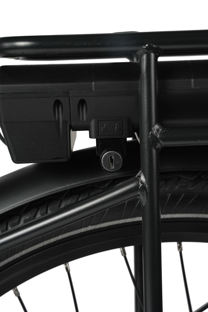 MAXTRON urban7 36V 12,8Ah Stads Elektrische Fiets, 27,5-inch wielen, 250W vermogen, met een maximaal bereik tot 60 km.