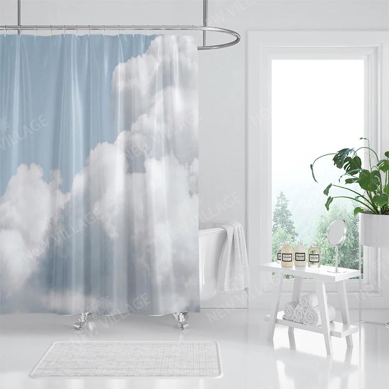 Waterproof fabric shower curtain Bathroom curtain accessories 180x200 Bath curtain for shower 240*200 nordic boho decor 240x200