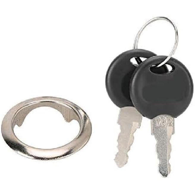 Lock Body,3-Pack Cylinder Cam Drawer Lock Desk Wardrobe Cabinet Locker Furniture Hardware Lock with 3 Keys