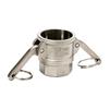 High Pressure Quick Disconnect Pipe Coupling Strong Stainless Steel Fast Connect Fitting Multipurpose for Various Applications