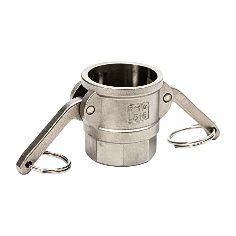 High Pressure Quick Disconnect Pipe Coupling Strong Stainless Steel Fast Connect Fitting Multipurpose for Various Applications