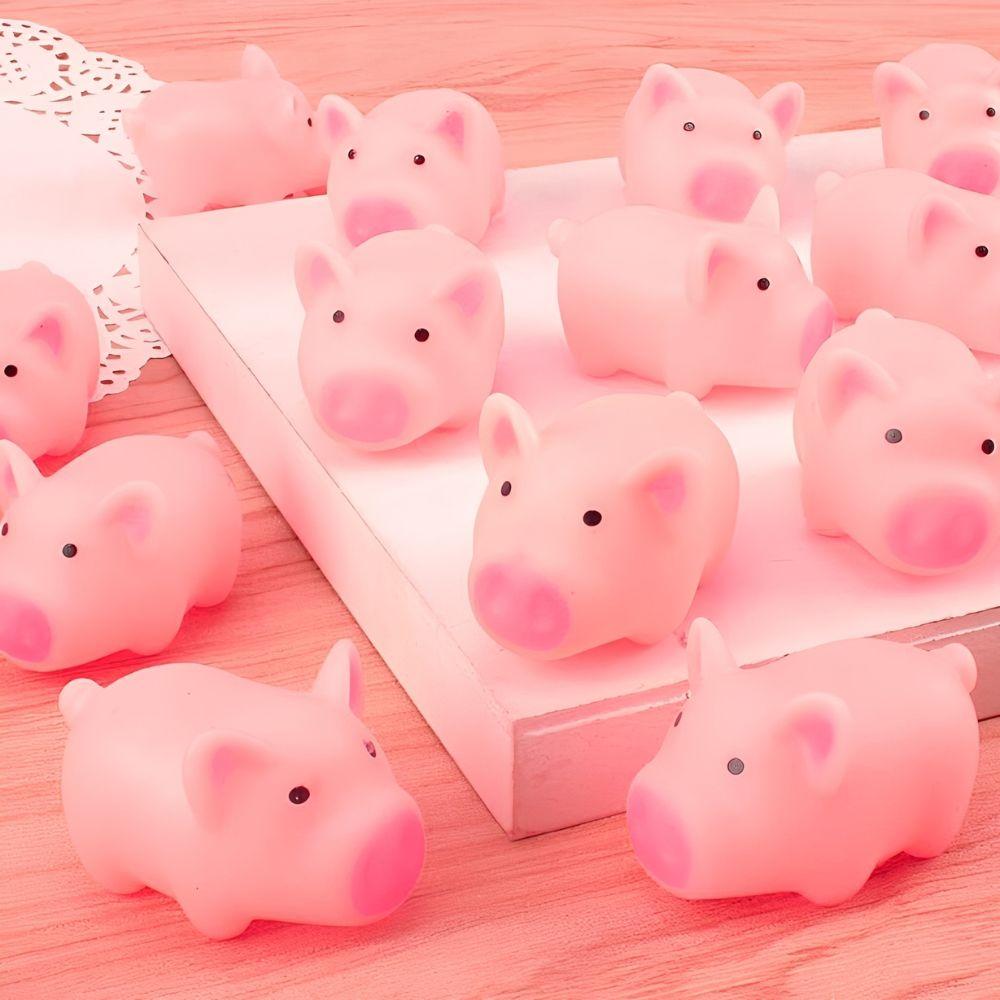 16/21 Stück Plastik Quietsche-Schwein Hundespielzeug, Weiches Quetschschwein Geräusch, Welpen Kauspielzeug für den Zahnwechsel, Interaktives Haustierbedarf für Hundespiel YMY