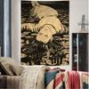 Junji Ito Wiszący Boho Gobelin Wiszący Tarot Hippisowskie Dywany Ścienne Akademik Wystrój Domu