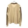 KENNINGTON 70s Long sleeve Pile ground Polo shirt Beige Old vintage Men's Used