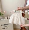 Girls Embroidered Peplum Top And Bud Pants Set Stylish Sleeveless Two Piece Outfit For Toddler And Little Kids