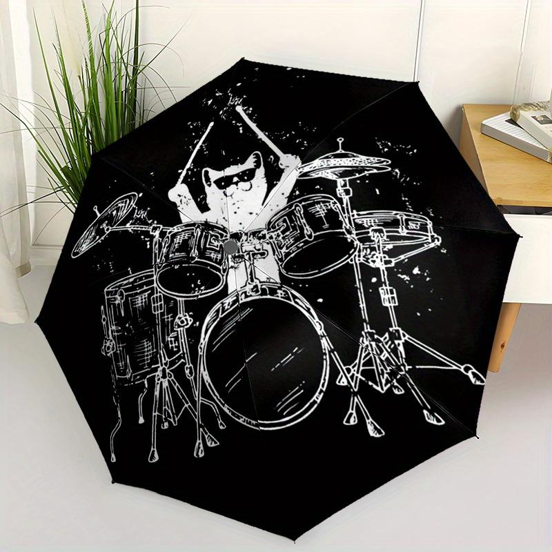 Fairy Cat Fantasy Automatic Folding Umbrella Compact Lightweight For Outdoor Adventurest154