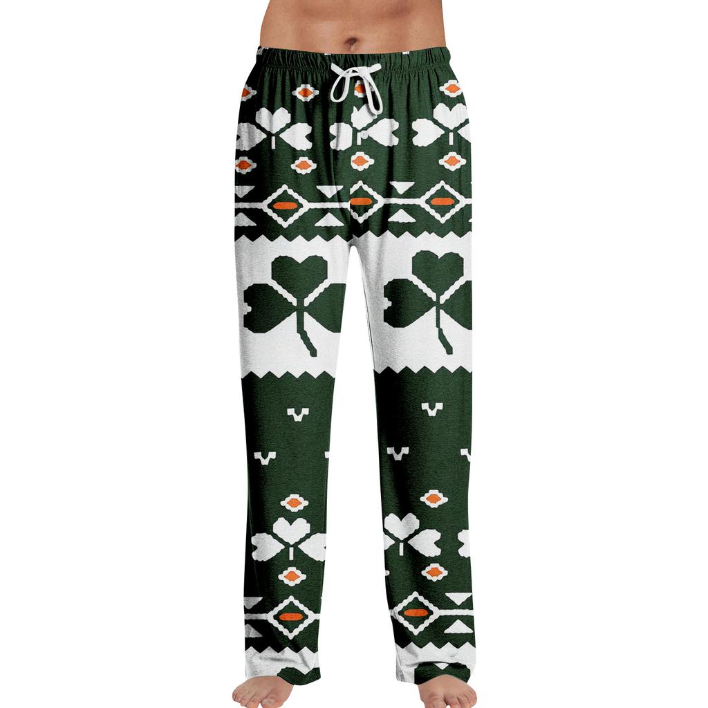 Men's St. Patrick's Day Print Home Sleep Pants