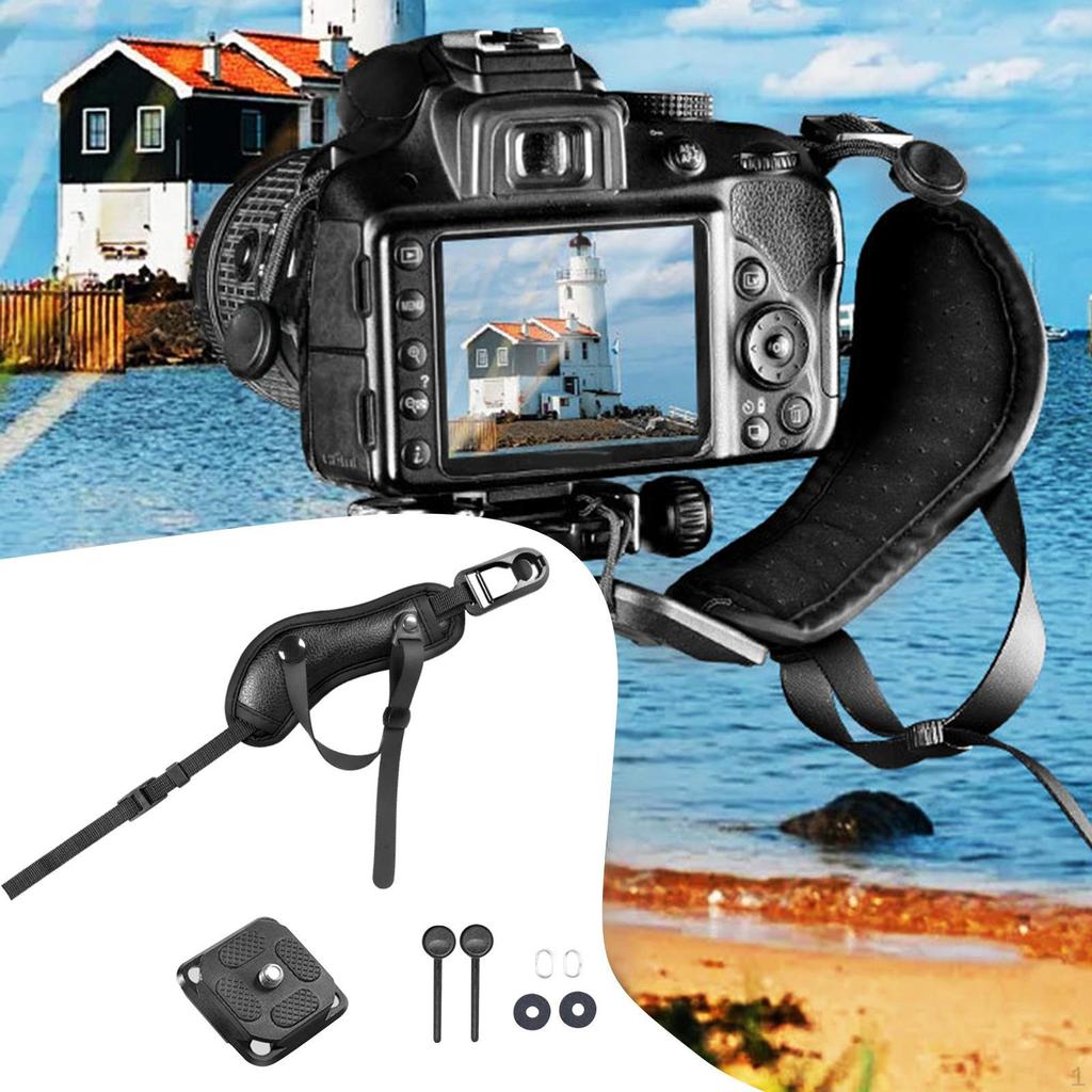Camera Hand Strap 14 Inch Lightweight Gift Supplies Photographer Adjustable Aluminum Alloy Base