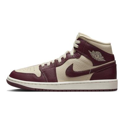 Air 1 Mid SE Split - Beach Cherrywood Women Sneakers Red Sail Cherrywood-Red DR0501-200