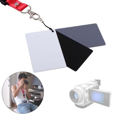 Kapesní digitální Šedá Bílá Černá Šedá Balanční karty 18% digitální šedá karta pro digitální fotoaparát