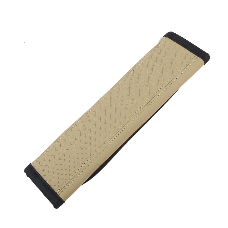 Car Seat Belt PU Leather Shoulder Cover Decompression Comfort Car Accessories Safety Belt Protective Cover
