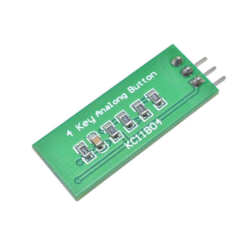 Buy KC11B04 4 Key Analog Buttons Module AD Keypad Board ADC Port ...