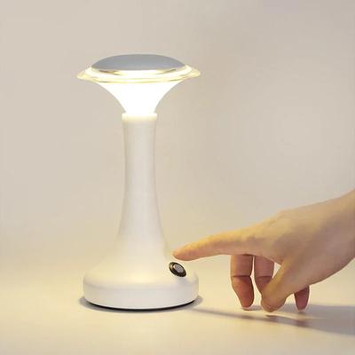 Wireless LED Table Lamp Touch Sensor Desktop Night Light Rechargeable Reading Lamp for Restaurant Hotel Bar Bedroom Decor Light
