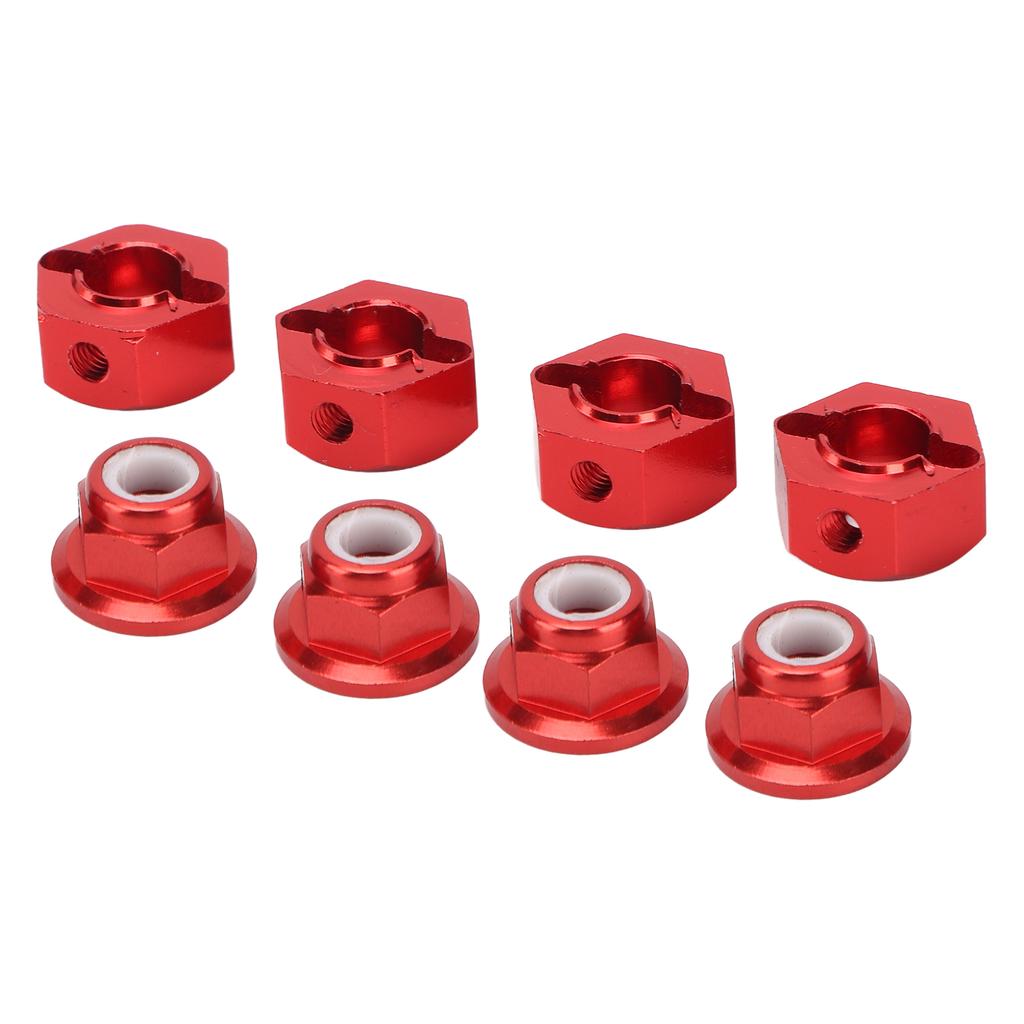 12mm Wheel Hex Hub Aluminum Alloy Upgrade Replace Extension Hex Drive Adapter with Prevent Slip Screws 1 10 1 12 RC