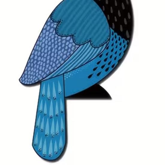 1 Pair Tropical Parrot Door Topper Wooden Blue Bird Door Frame Decoration Rustic Window Corner Wall Art for Home Bathroom Bedroom Office