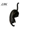 Entryway Key Rack 3D Printed Cat Shelf Sitter with Lantern, Whimsical Figurine Hook for Decor Keys, Decorative Book Edge Statue, Creative Desktop