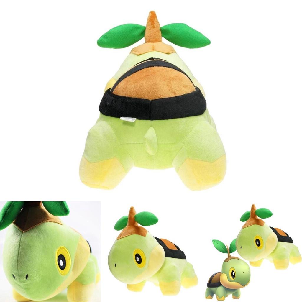 Lovable Pokemon Turtwig Plush Doll With High-density Plush Material For Maximum Softness