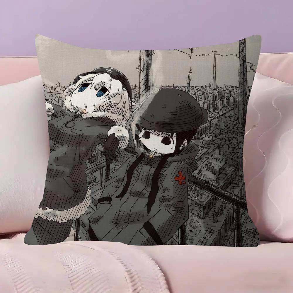 Anime Girls LLast Tour   Personalized Pillow Cover Kids Bedroom Wild Party Decor Pillowcase kid Birthday shower Gift