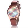Women Fashion Rainbow Watch Leather Band Wrist Watch Casual Ladies Watch Women's Quartz Watches Relogio Feminino Montre Femme