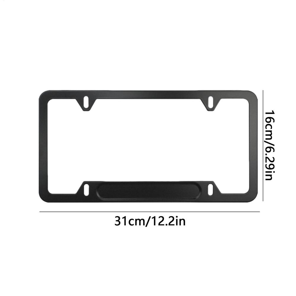 Versatility Frame Car License Plate Frame United States Standard Auto Number Plate Holder Stainless Steel/aluminum Alloy Frame