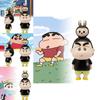 Adorable Crayon Shin Chan Labubu Figurine Perfect For Collectors And Fans Alike