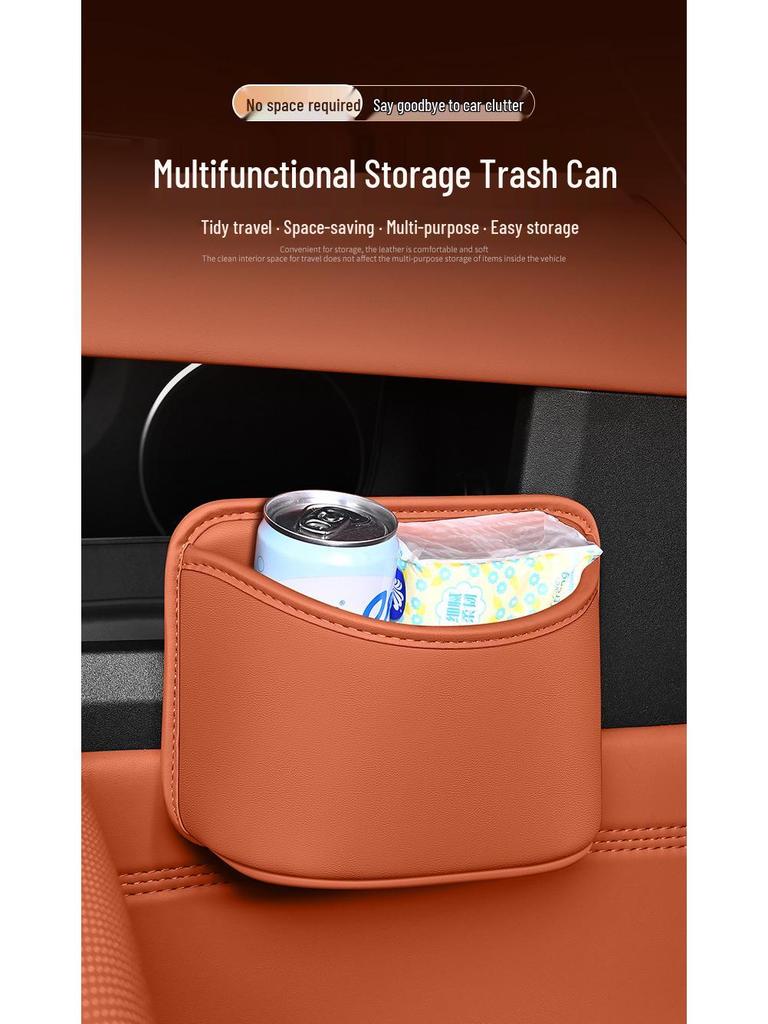Zhiji R7 Car Multi-functional Trash Can Storage Box Organizer
