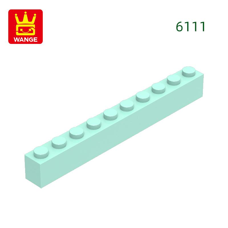 Non-Toxic 25Pcs/Lot 6111 Thick 1X10 Basic Building Blocks Classic Construction Accessories Compatible With Brick Children Gift Box