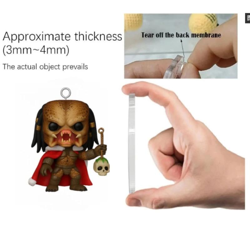2D/3D Acryl Dämonenjäger Weihnachtsbaumschmuck Kpop Stil Adventskalender Blind Box Niedliche Gothic Feiertagsdekoration für Teenager und Frauen Geschenk