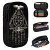 Viking Rune Triangle Design And Norse Symbols 13 Pencil Case for Boys Girls School Pen Box Pencil Bag Stationery Pen Holder Bag