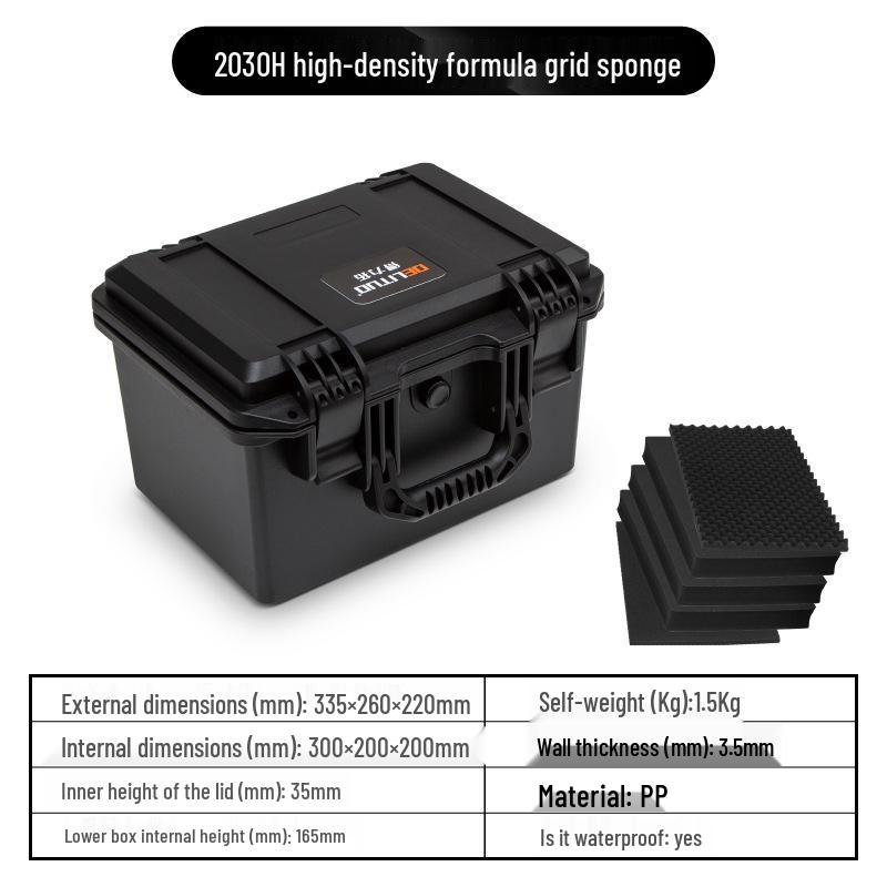 קופסת הגנה מפלסטיק עמידה למים ועמידה בפני זעזועים למצלמה וציוד