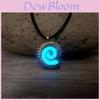 Mermaid Shell Necklace With Glow In The Dark Pendant For Fashion Ol Women Men