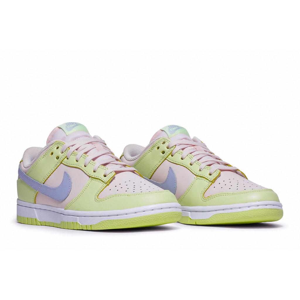 Nike Womens Dunk Low 'Lime Ice' (women's Sizes) Light Soft Pink / Ghost / Lime Ice / White Skateboard Shoes DD1503 600