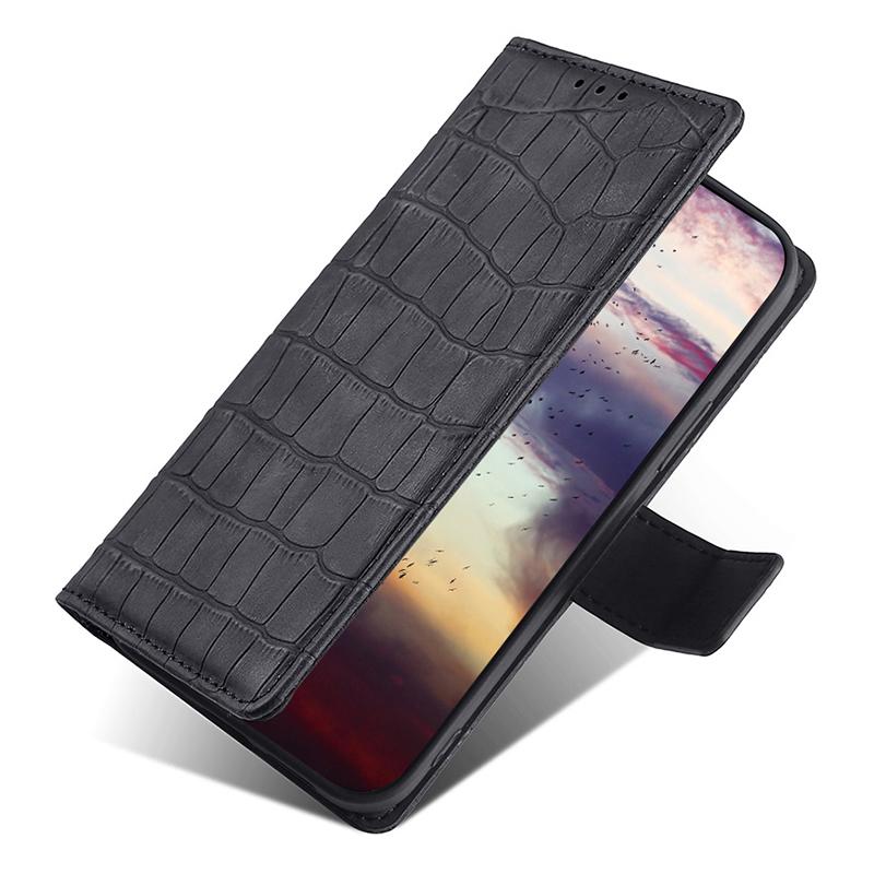 For OnePlus Nord CE 3 Lite 5G/Nord N30 5G PU Leather Crocodile Texture Phone Cover Skin-touch Feeling Stand Wallet Case