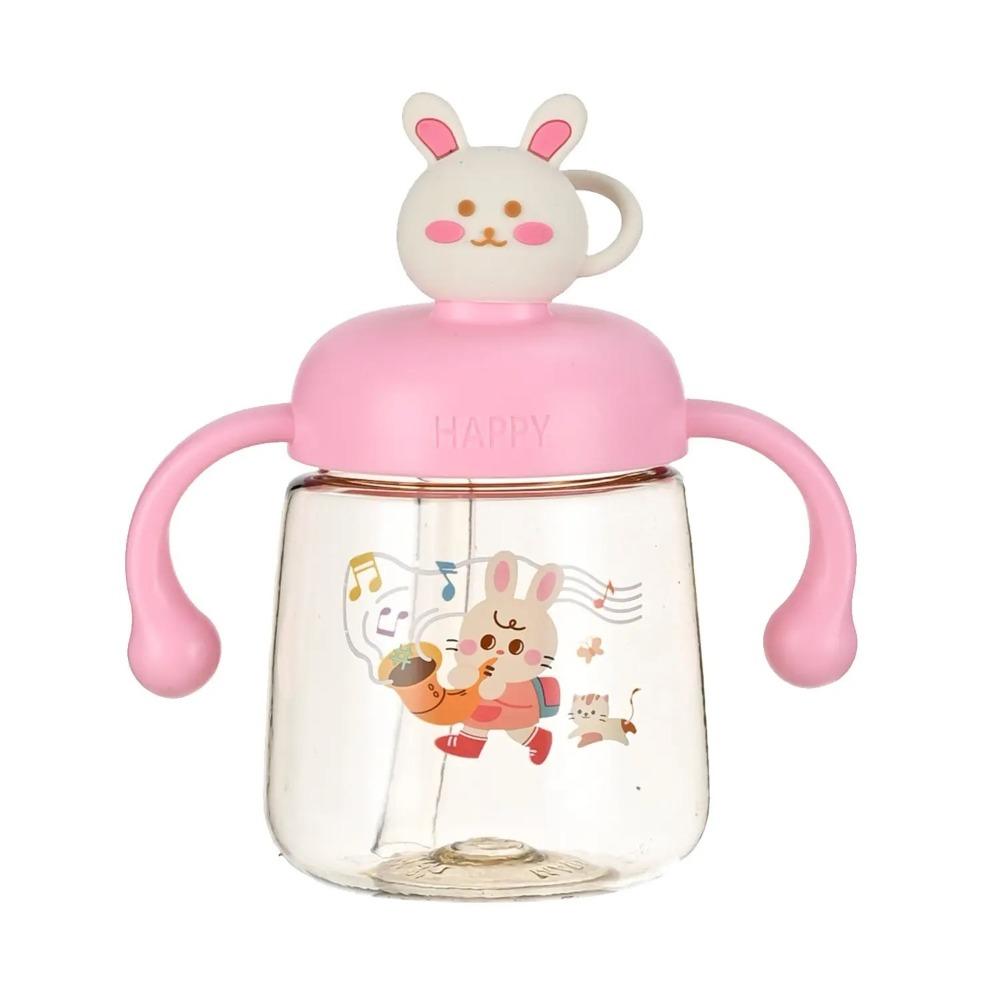 Cartoon Baby Drinking Cup 350ml Toddler Milk Cup Creative Baby Feeding Bottle  Baby