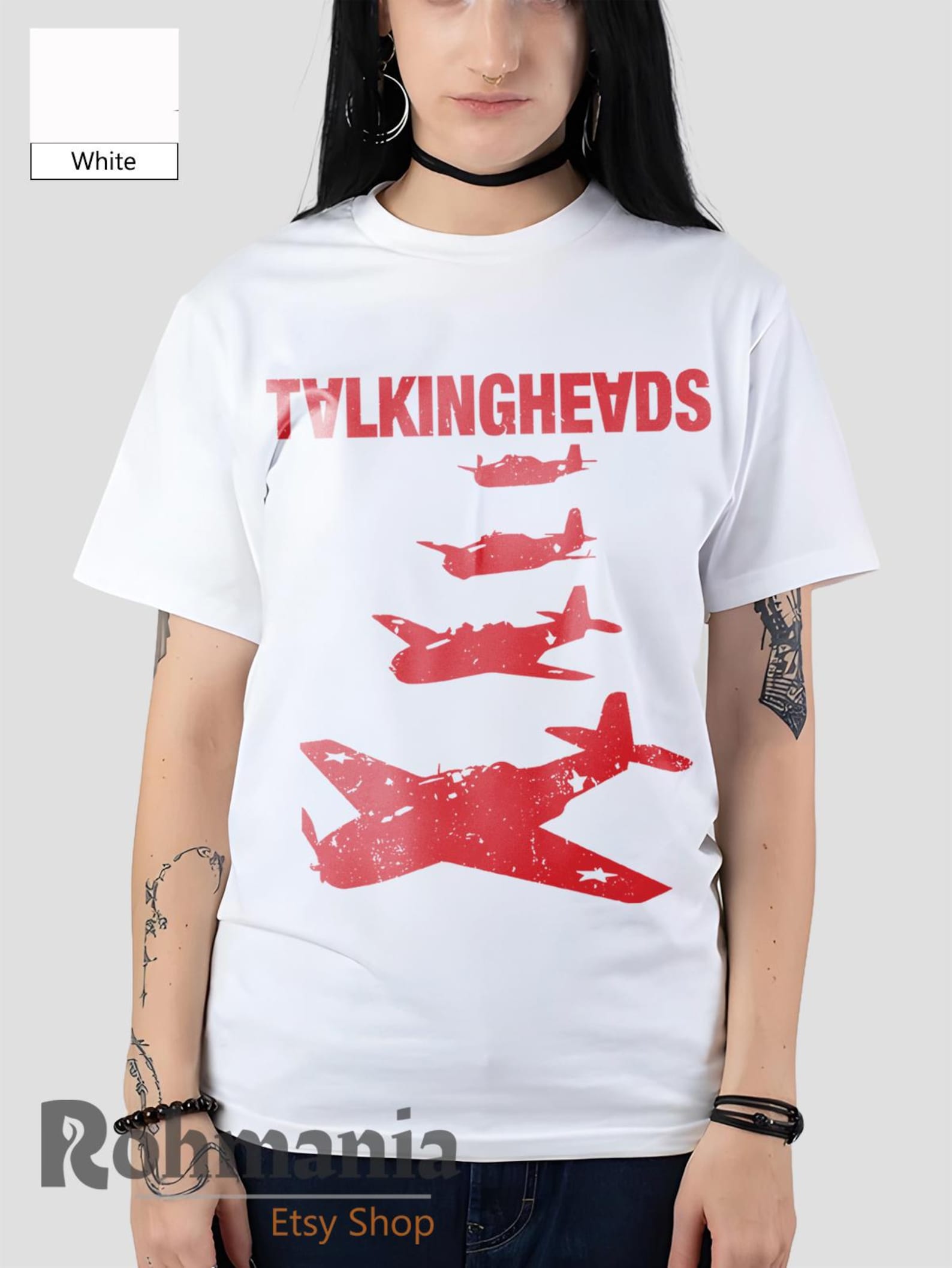 Talking Heads T-Shirt: 90s Retro Punk Rock New Wave Band Music Fan Merch Shirt 2XL