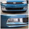 Car Front Rear Fog Lamp Light Frame Stickers Cover Trim For VW Volkswagen Touran 2016 -  ABS Chrome Accessories Exterior Kit