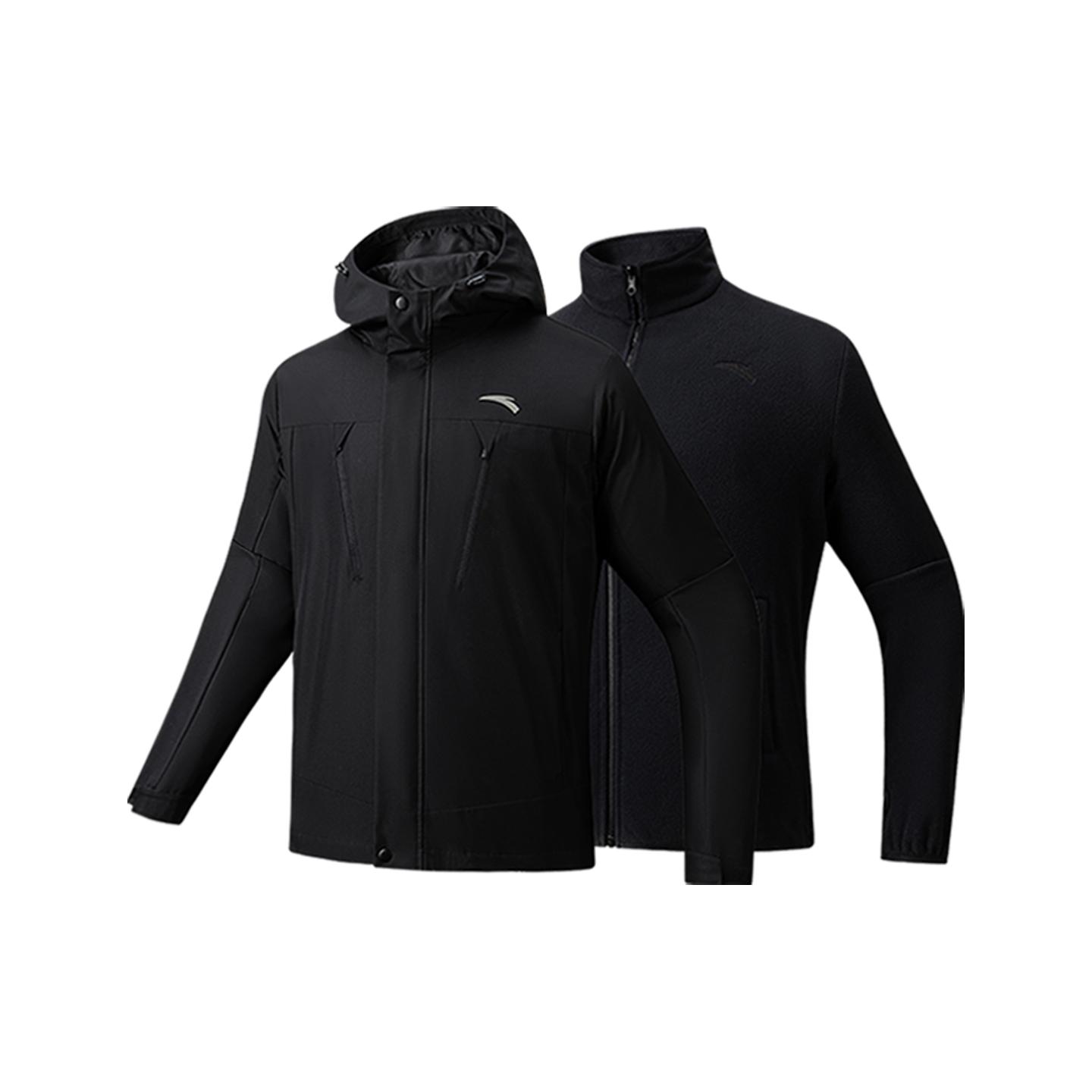 

Anta Outdoors Series 2025 Winter Waterproof Windproof Jacket Men Jacket Basic-Black 952546610-5 S