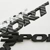 1pc 3D Chrome Black ABS Car Letters Logo SPORT Emblem Badge Sport Stickers Car Rear Trunk Accessories
