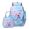 Sac à dos Disney Stitch pour filles d'école primaire Léger Ergonomique Grande Capacité Double Épaule pour Classes 1-6 Bleu