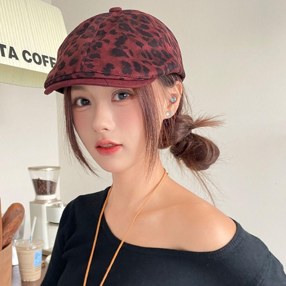 Retro Painter Cap Adjustable Artist Berets Cute Berets Hat  Women Girls