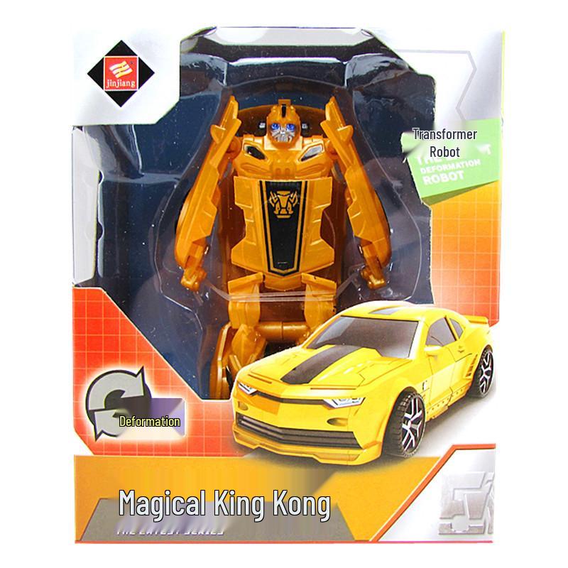 Optimus Prime & Bumblebee Transforming Robot Toy for Kids - Educational Assembly Set